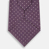 View 3 of product Lilac and Purple Micro Dot Silk Tie