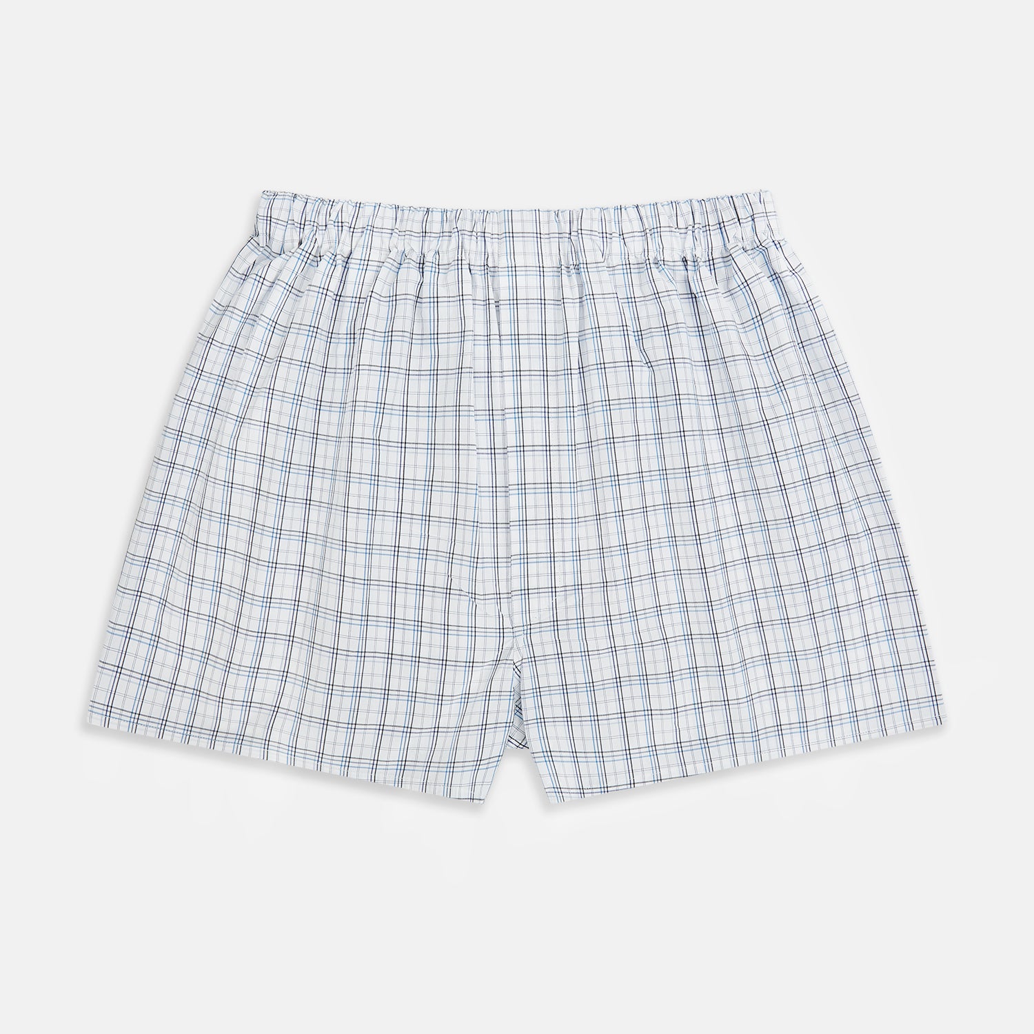 View 1 of product Blue Multi Graph Check Godfrey Boxer Shorts