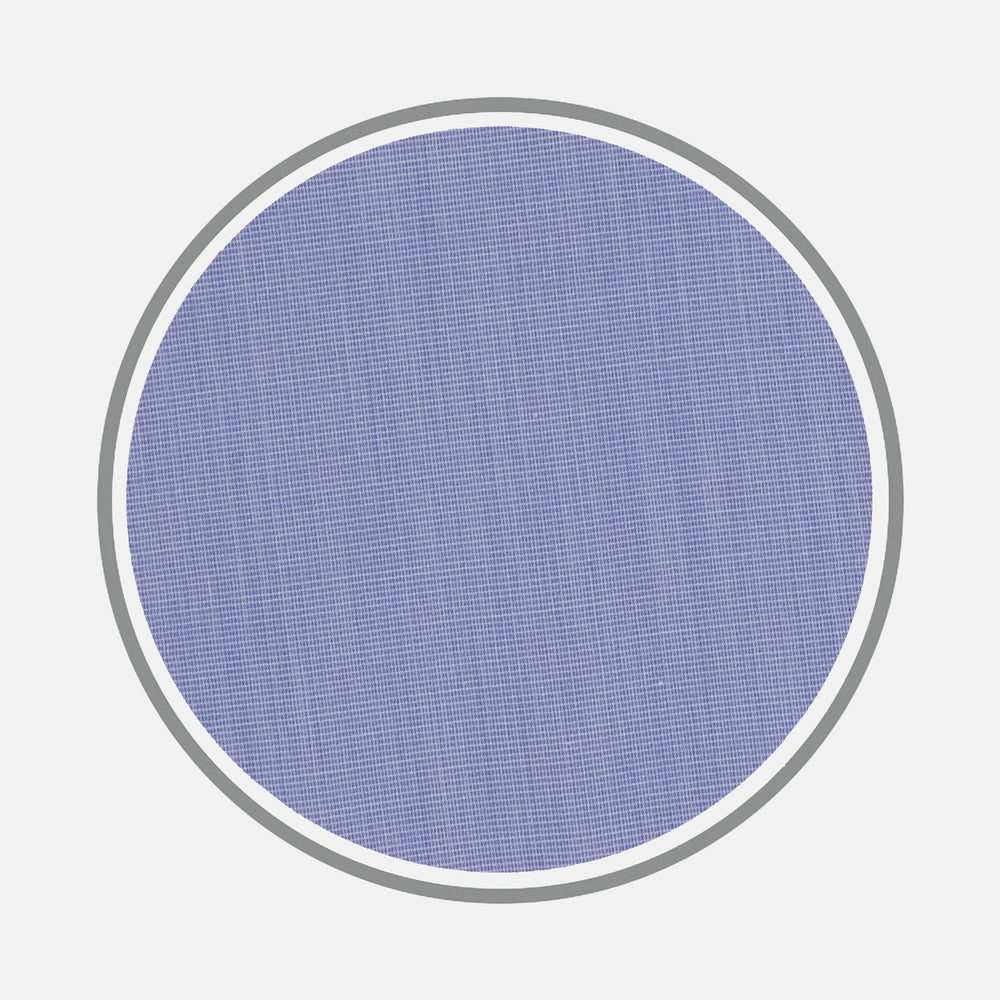 Blue End-on-End Sea Island Quality Cotton Fabric