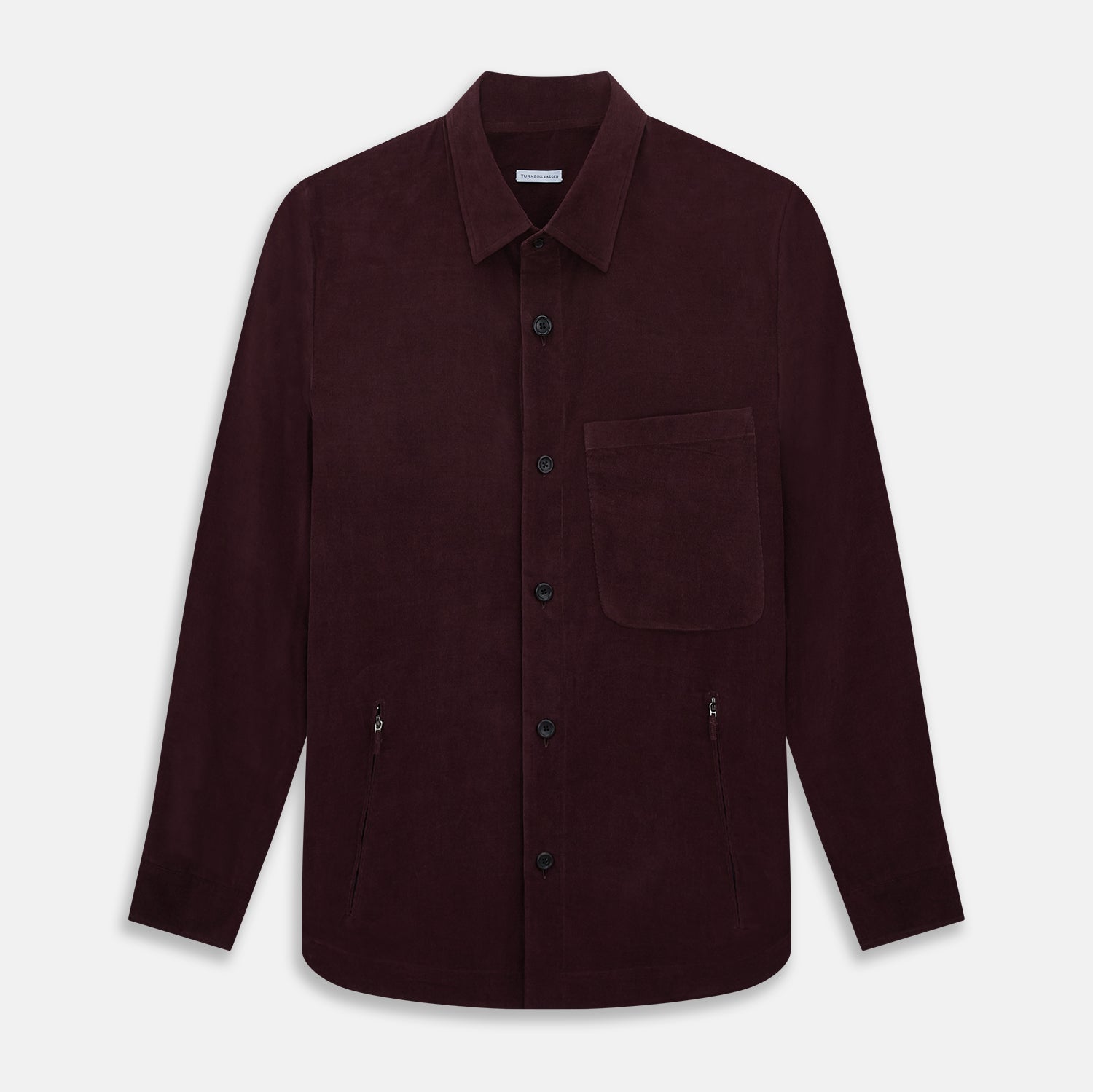 View 1 of product Burgundy Corduroy Hampstead Overshirt