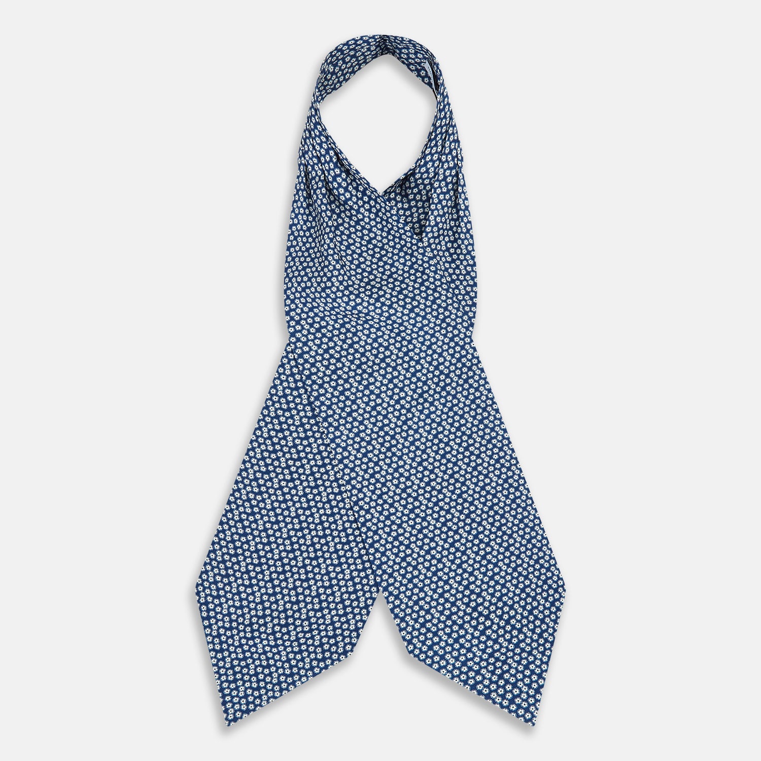 View 2 of product Azzurro Flower Patterned Silk Cravat