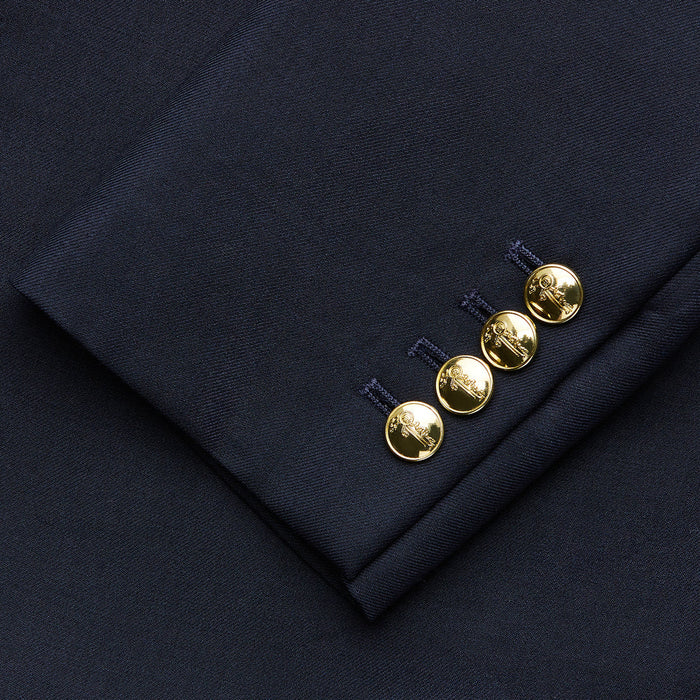 Navy Single Breasted Classic Blazer Image 3