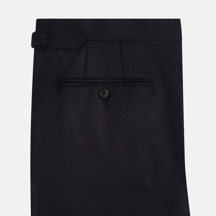 Long Navy Single Breasted Suit Image 8