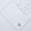 View 2 of product White Self-On-Self Herringbone Sea Island Quality Cotton Shirt with Regent Collar and Double Cuffs