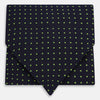 View 1 of product Green Micro Dot and Navy Silk Cravat