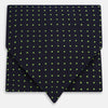 Green Micro Dot and Navy Silk Cravat