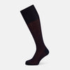 View 1 of product Navy/Red Motif Long Socks