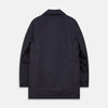 View 8 of product Navy Burrows Double Breasted Coat