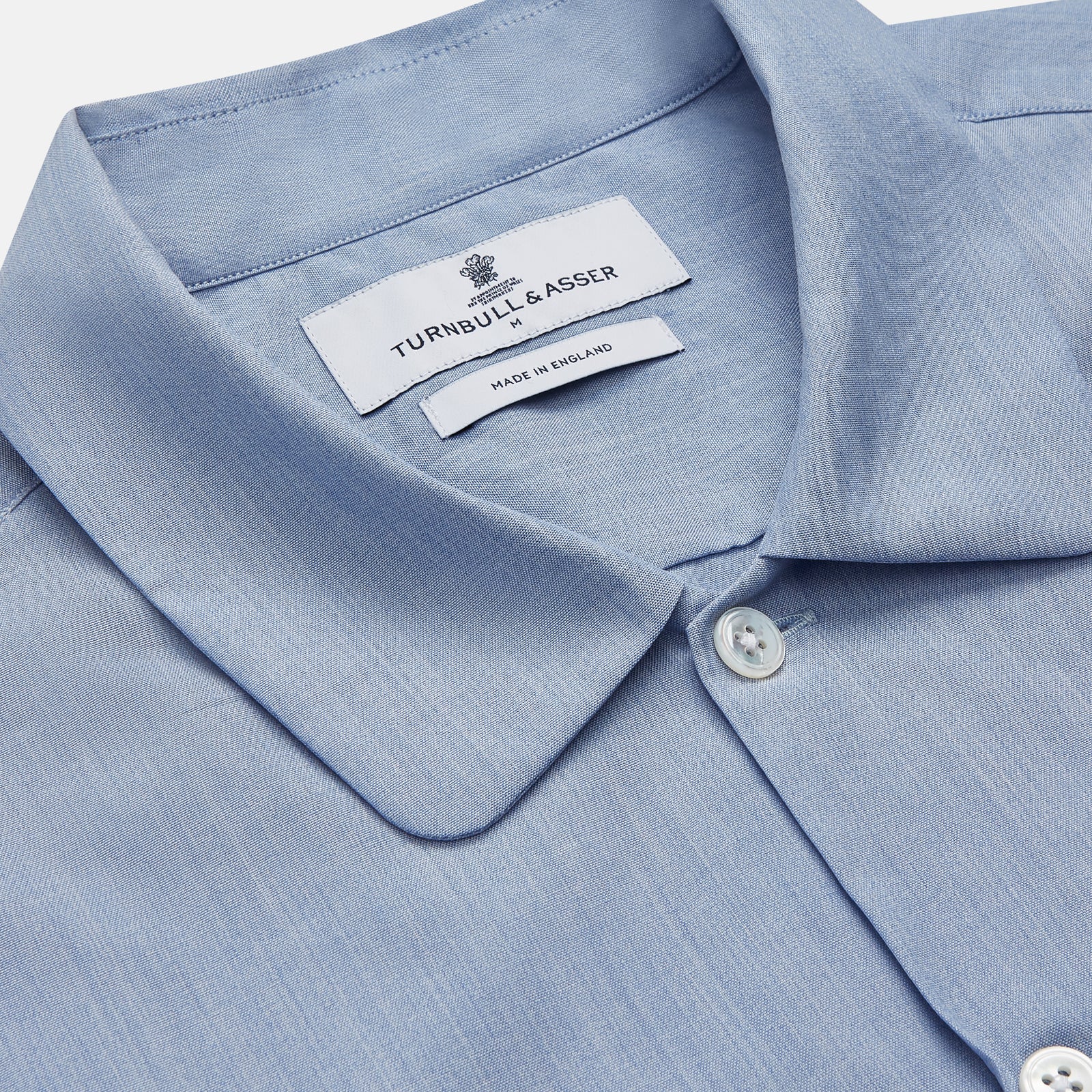 View 3 of product Slate Blue Chambray Holiday Fit Fellows Shirt
