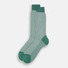 View 2 of product Ivory Houndstooth Mid-Length Socks