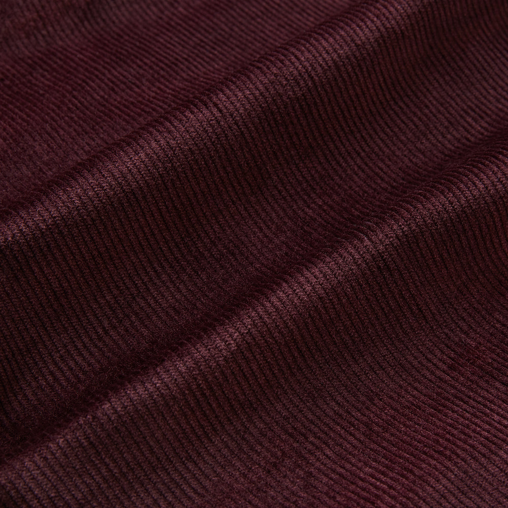 Burgundy Corduroy Henry Trousers