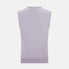 View 3 of product Lilac Cashmere Round Neck Vest