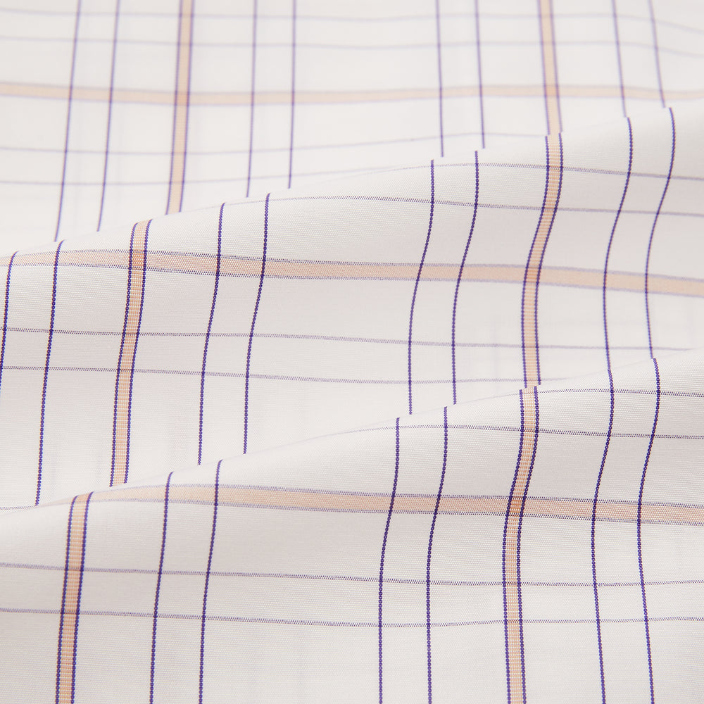 Purple and Rose Multi Check Mayfair Shirt