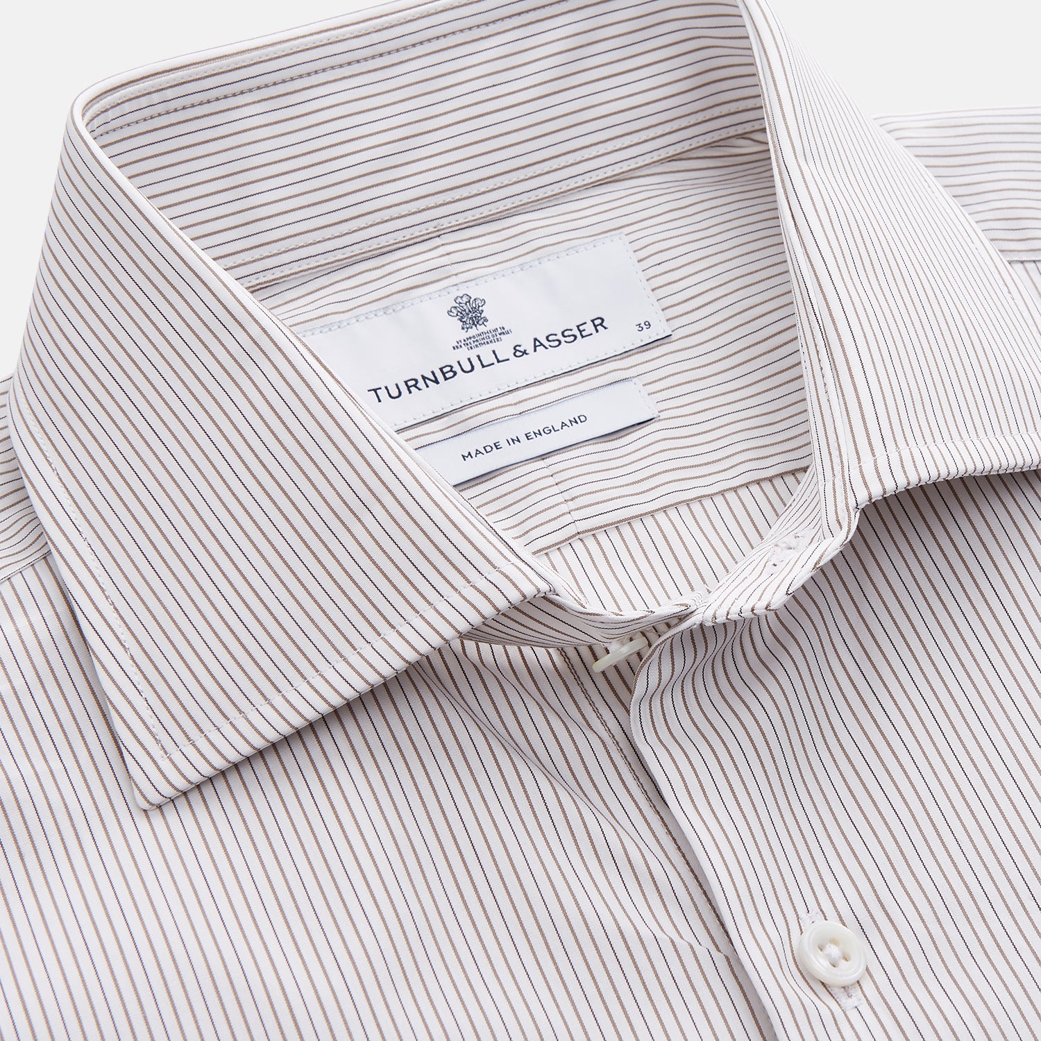 Image 2 of product Sandstone Multi Stripe Cotton Tailored Fit Shelton Shirt