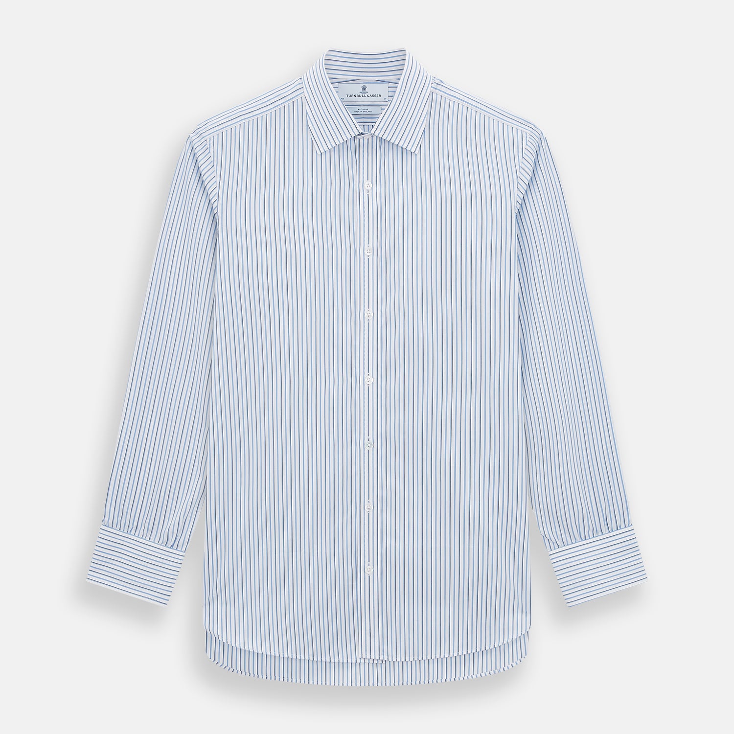 View 1 of product Blue and Navy Double Stripe Mayfair Shirt