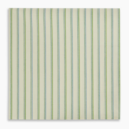Hand Rolled Green Double Stripe Handkerchief Image 3