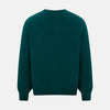 View 3 of product Moss Green Cashmere Round Neck Jumper