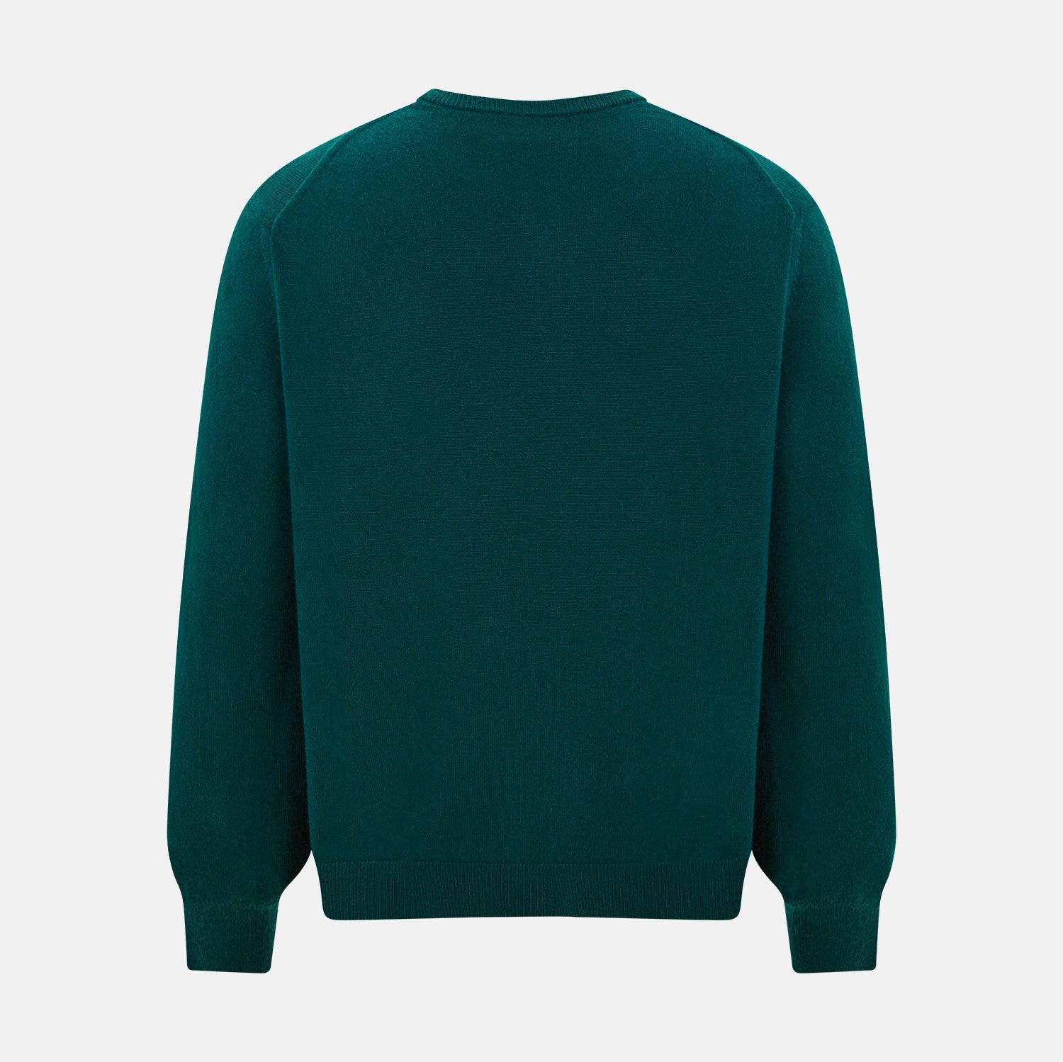 View 3 of product Moss Green Cashmere Round Neck Jumper