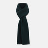 View 1 of product Navy Blue and Forest Green Diamond-Patterned Cashmere Knitted Scarf