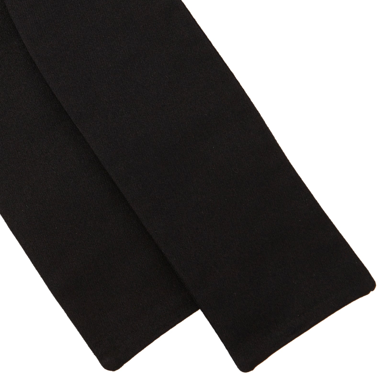 View 4 of product Black Batwing Satin Bow Tie