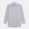 View 1 of product Pale Blue Multi Stripe Cotton Regular Fit Mayfair Shirt