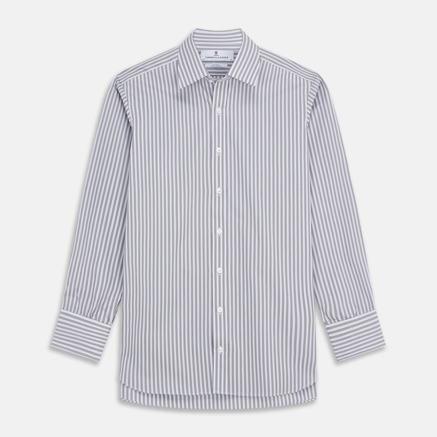 View 1 of product Pale Blue Multi Stripe Cotton Regular Fit Mayfair Shirt