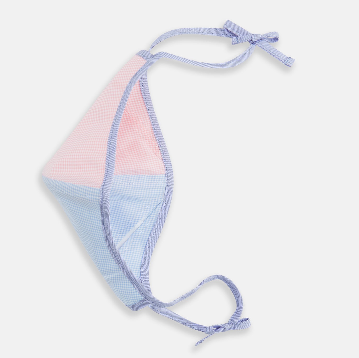 View 3 of product Pink & Blue Check Commuter Mask With 3 Viroformula™ Filters