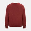 View 3 of product Crimson Red Cashmere Round Neck Jumper