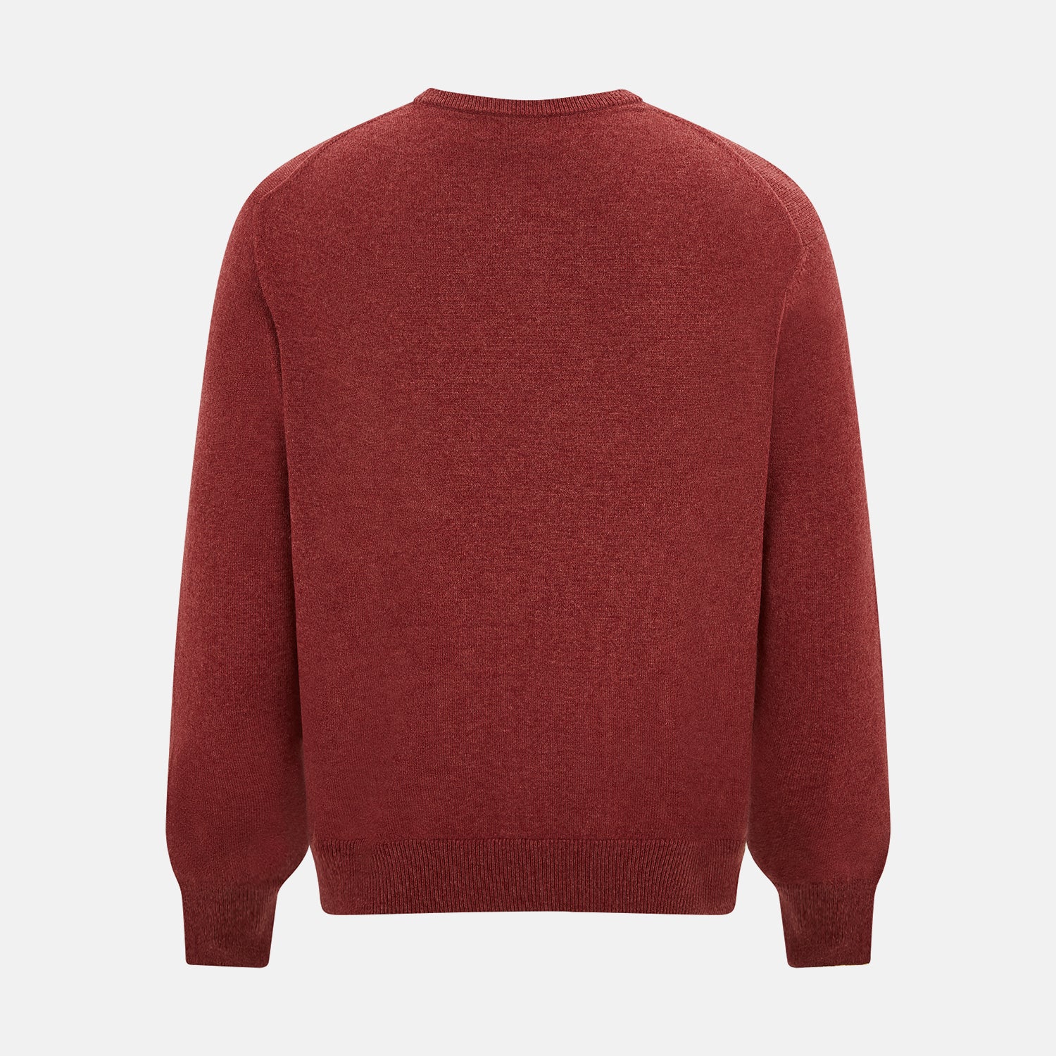 View 3 of product Crimson Red Cashmere Round Neck Jumper