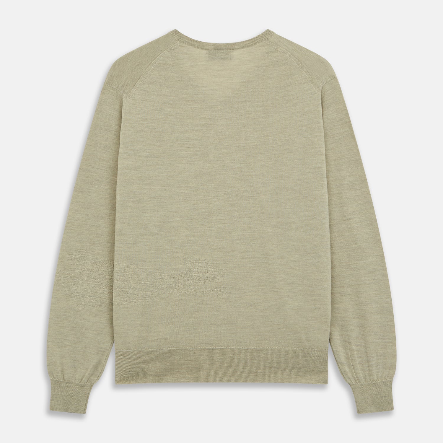 Light Green Kennedy Merino V-Neck Jumper