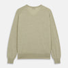 View 3 of product Light Green Kennedy Merino V-Neck Jumper