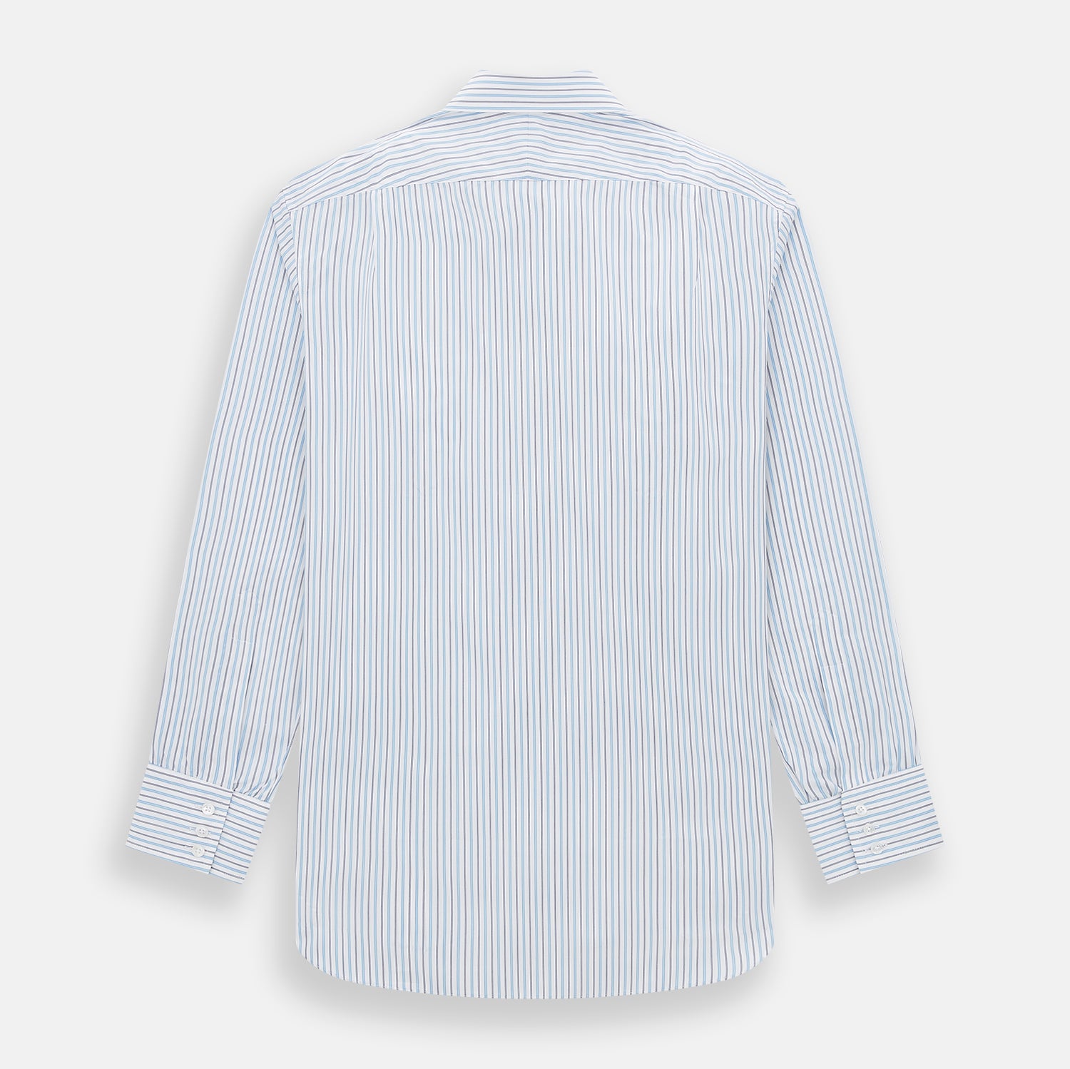 View 3 of product Blue Multi Halo Stripe Mayfair Shirt