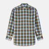 View 5 of product Green and Pink Multi-check Cotton Blend Regular Fit Mayfair Shirt