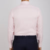 View 3 of product Pink Herringbone Superfine Cotton Shirt with T&A Collar and 3-Button Cuffs