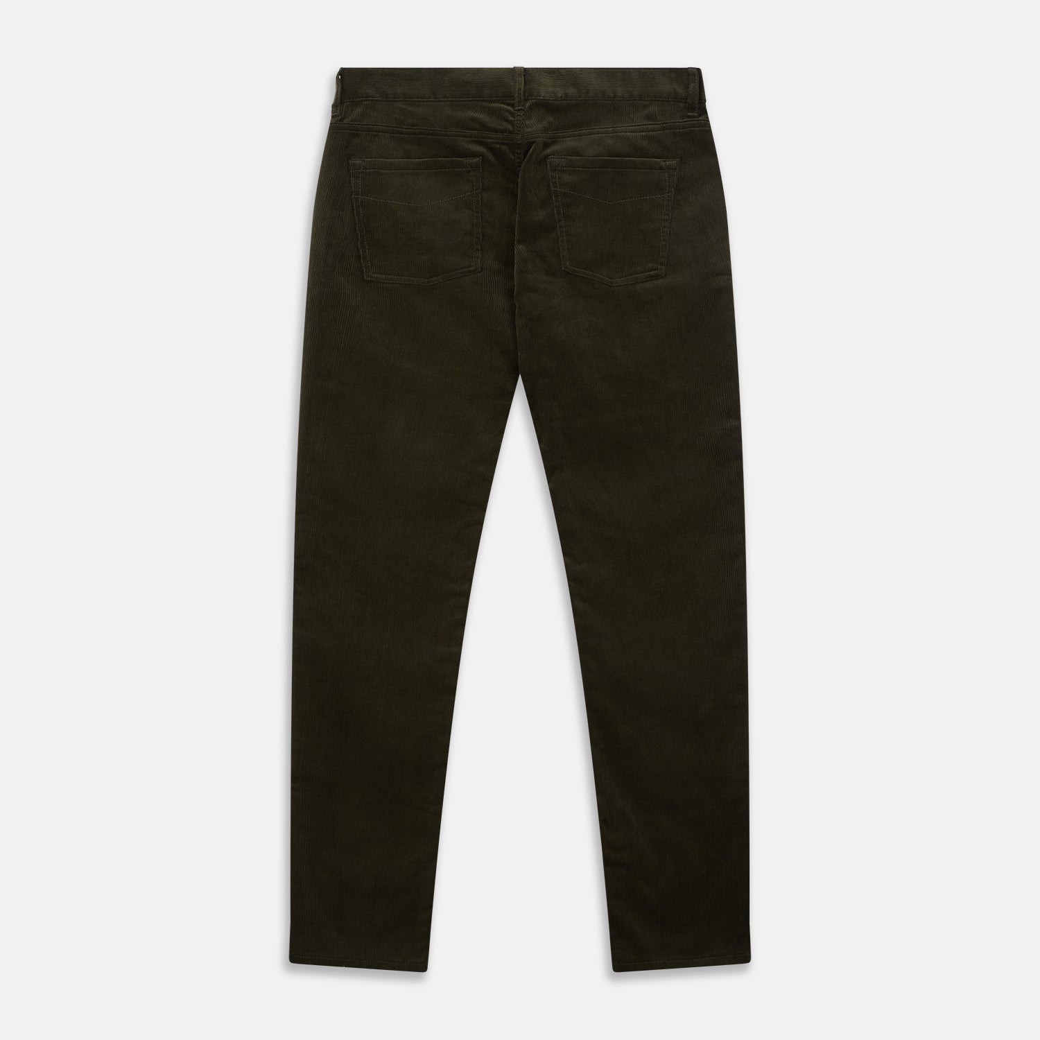 View 3 of product Olive Green Cord Mylo Trousers
