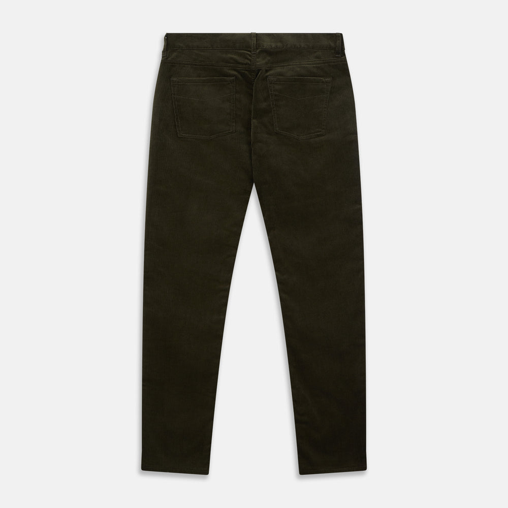 Olive Green Cord Mylo Trousers