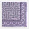 View 3 of product Lilac Floral Tile and Paisley Silk Pocket Square
