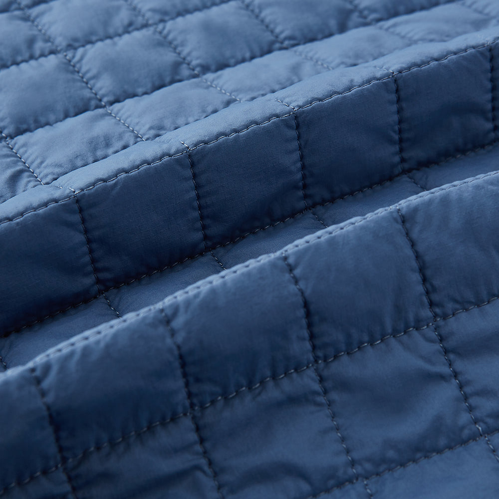 Azzurro Double-Breasted Quilted Gilet
