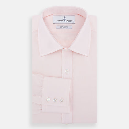 Pale Pink Cotton Cashmere Mayfair Shirt Image 4
