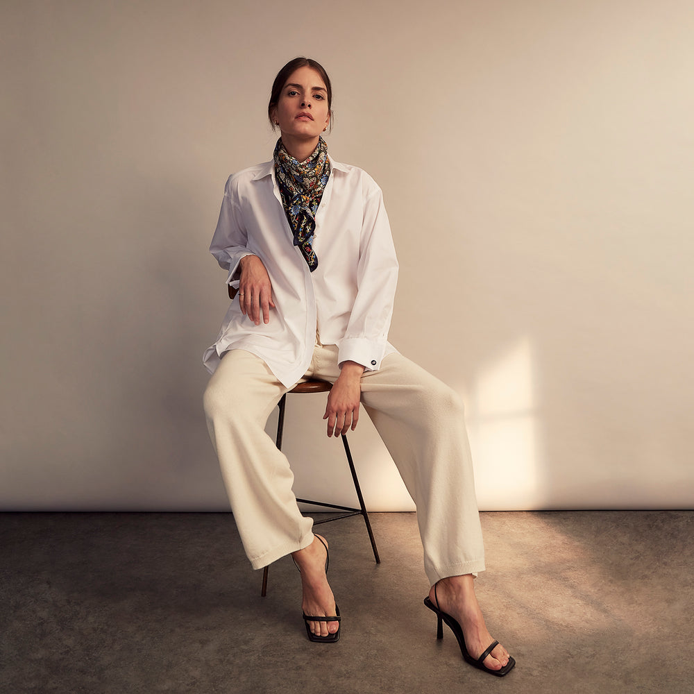 White Cotton Marlene Shirt
