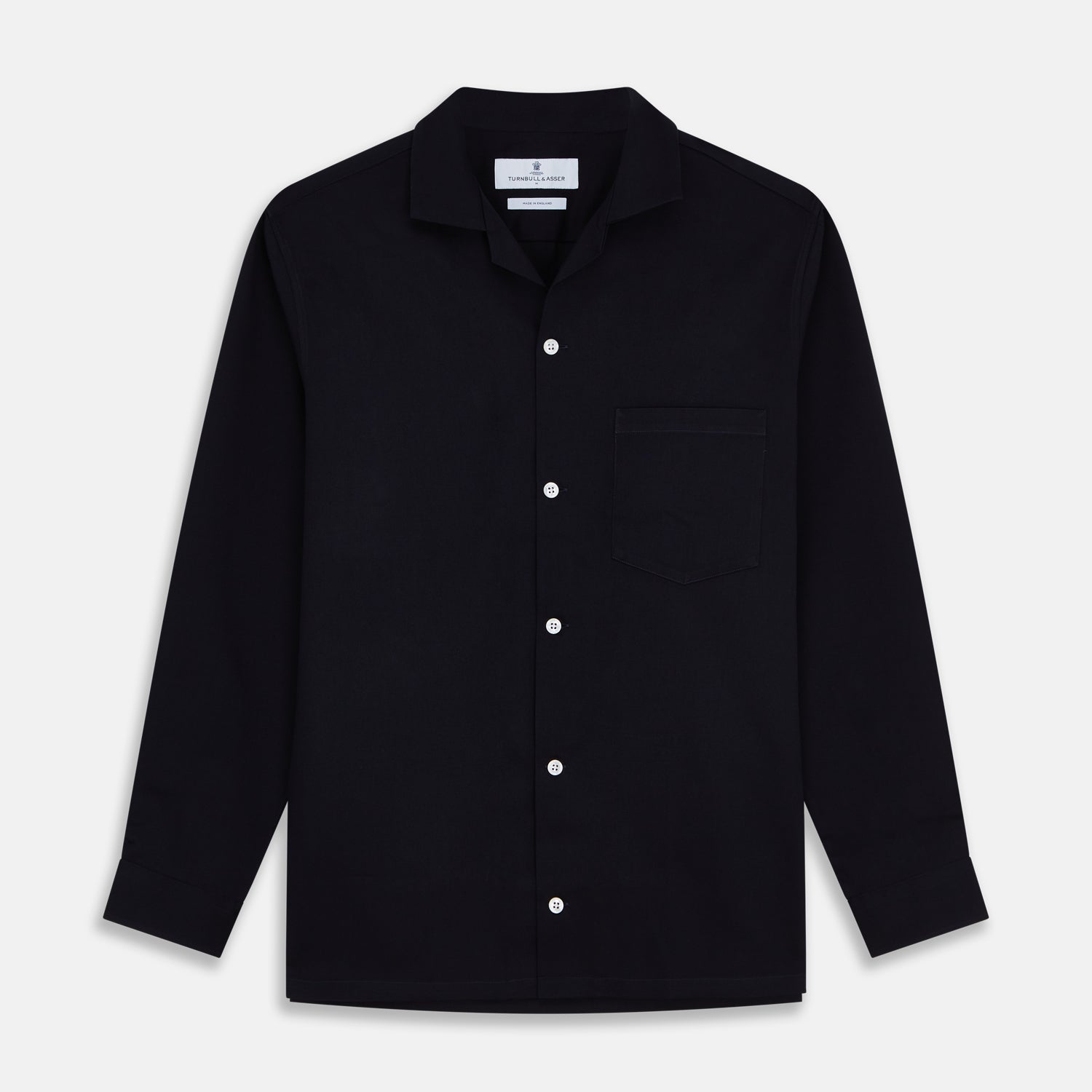 View 1 of product Navy Cotton Holiday Fit Winnington Shirt