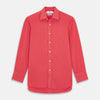 View 1 of product Coral Pink Silk Regular Fit Mayfair Shirt