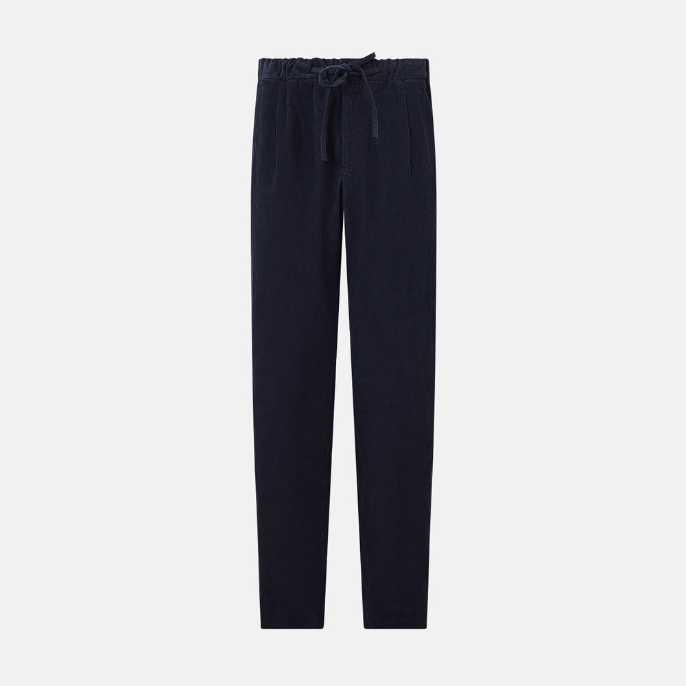 Light Navy Corduroy Miles Trousers