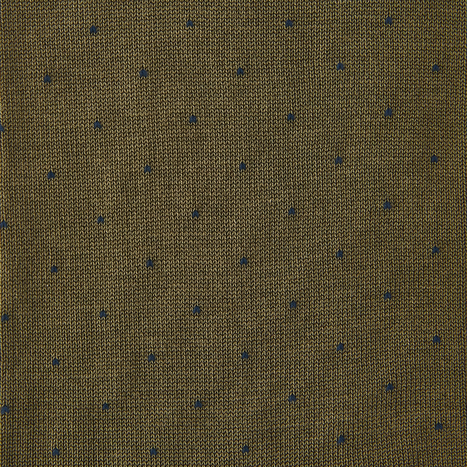 View 2 of product Khaki and Navy Polka Dot Cotton Mid-length Socks