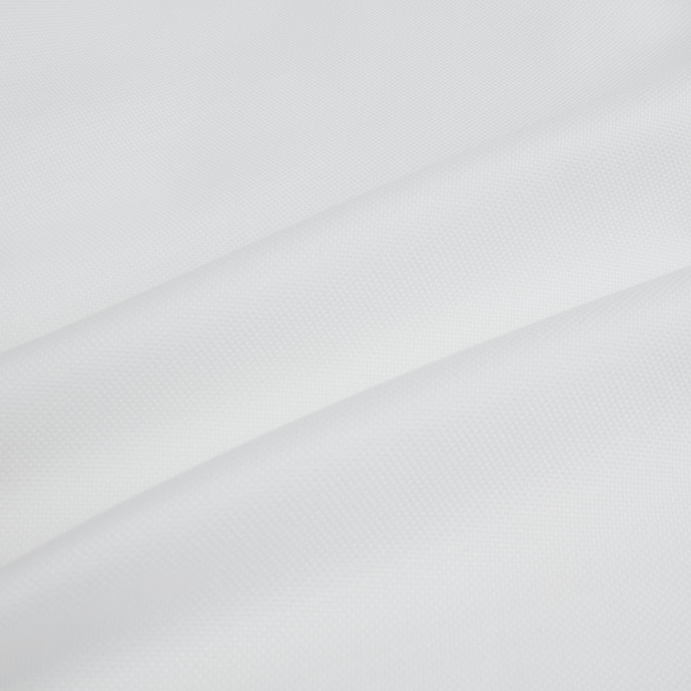 WHITE ROYAL OXFORD COTTON WINDSOR SHIRT WITH TURNBULL OPEN COLLAR AND 3-BUTTON CUFFS