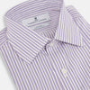 View 2 of product Purple Ticking Stripe Mayfair Shirt