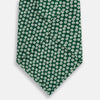 View 3 of product Forest Green Flower-Patterned Printed Silk Tie