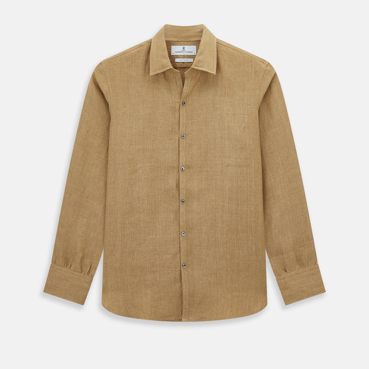 View 1 of product Camel Linen Windsor Shirt