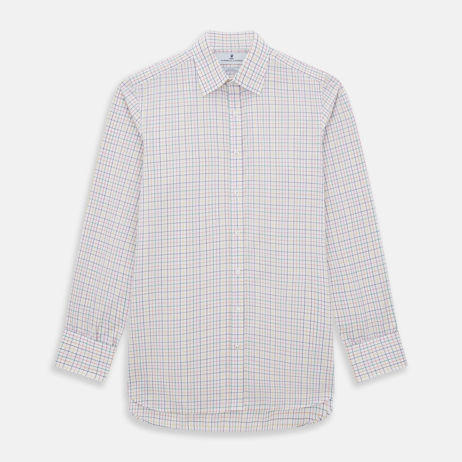 View 1 of product Rainbow Double Grid Check Mayfair Shirt