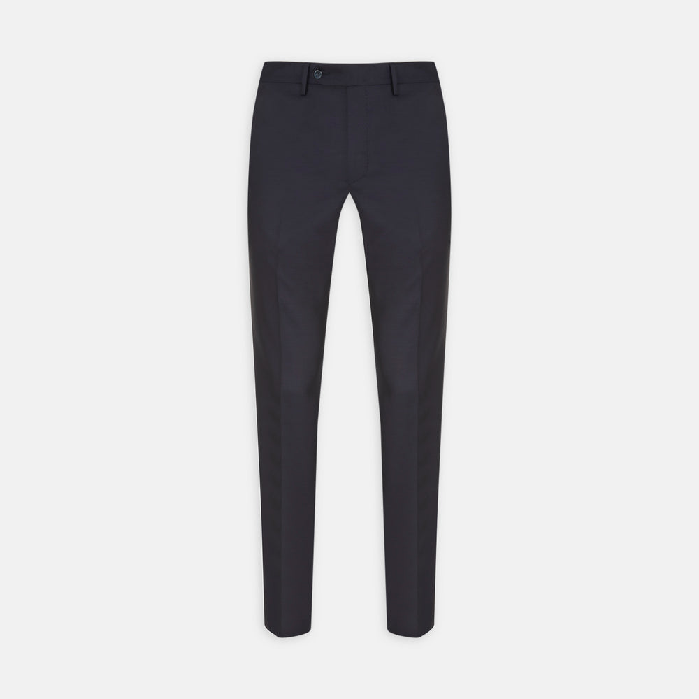 Navy Cotton  Trousers
